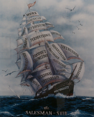 1930's 'Salesmanship' Poster