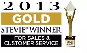 2013 Stevie gold Award