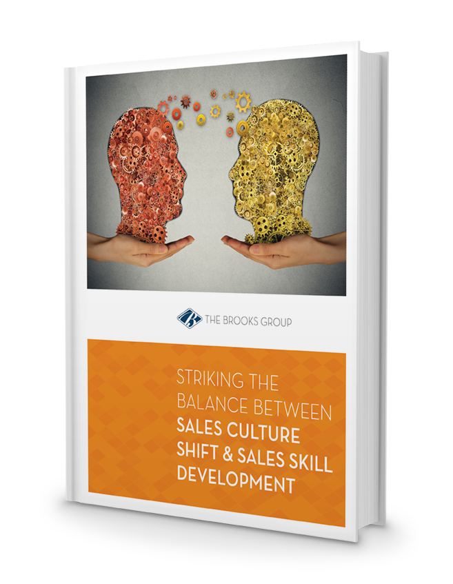 Striking the Balance Between Sales Culture Shift & Sales Skill Development