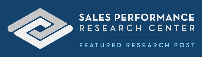Sales Performance Research Center - Featured Research Post
