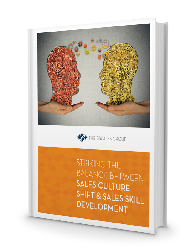 Striking the Balance Between Sales Culture Shift & Sales Skill Development