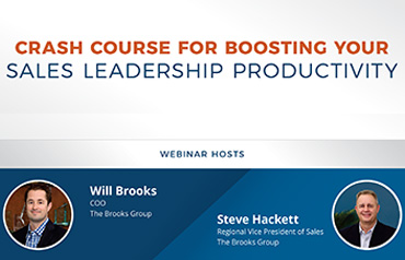 Crash Course for Boosting Your Sales Leadership Productivity