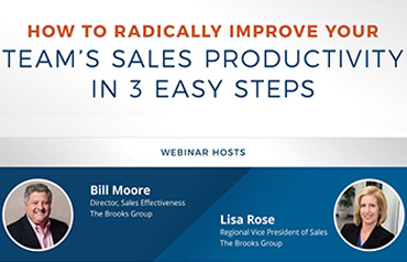 How to Radically Improve Your Team’s Sales Productivity in 3 Easy Steps