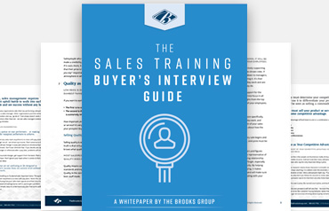 The Sales Training Buyer’s Interview Guide