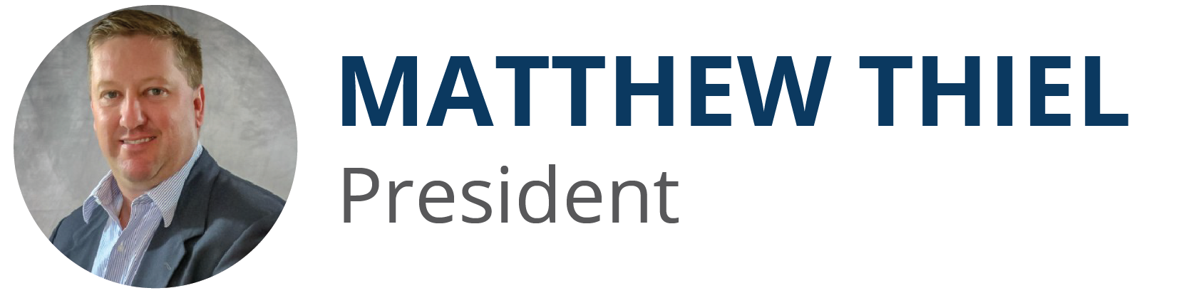 Matthew Thiel | President of AUMA