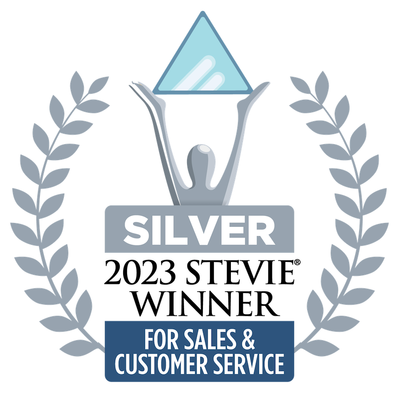 Silver Stevie Award for Sales & Customer Service - 2023