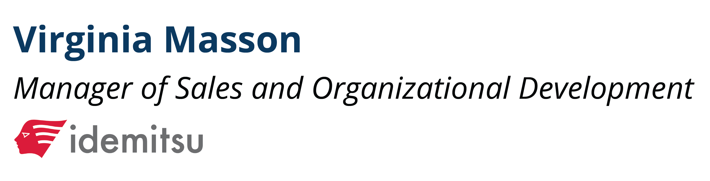 Virginia Masson - Manager of Sales and Organizational Development