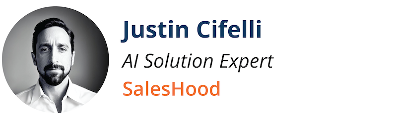 Justin Cifelli, AI Solution Expert, SalesHood